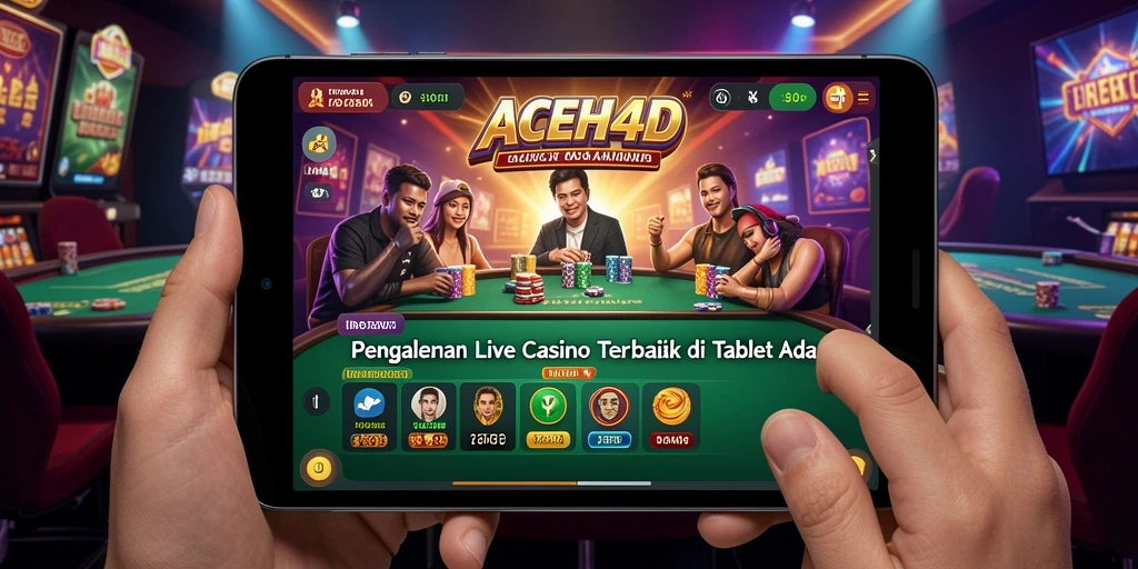 Tampilan gameplay Live Casino yang menarik dan interaktif.