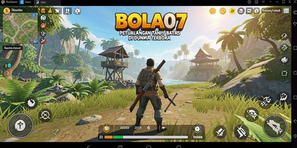 Tampilan gameplay BOLA07 yang mengesankan dalam dunia terbuka.