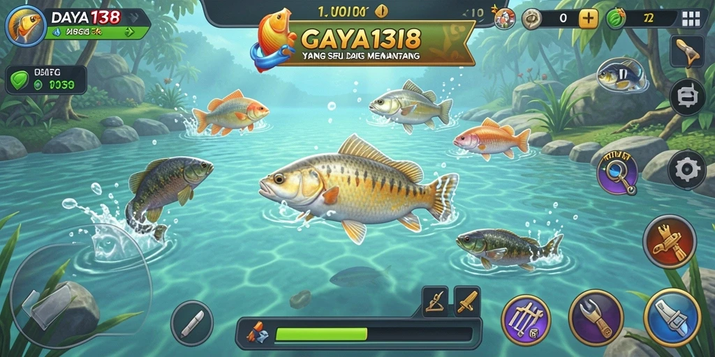 Gameplay DAYA138 yang seru dengan aksi memancing yang menarik.
