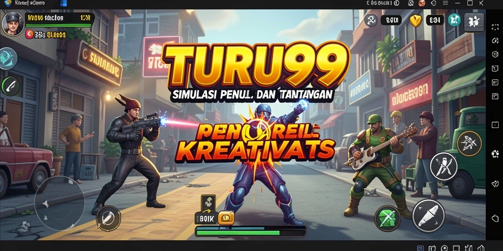 Tangkapan layar gameplay TURU99 menampilkan simulasi yang menarik dan interaktif.
